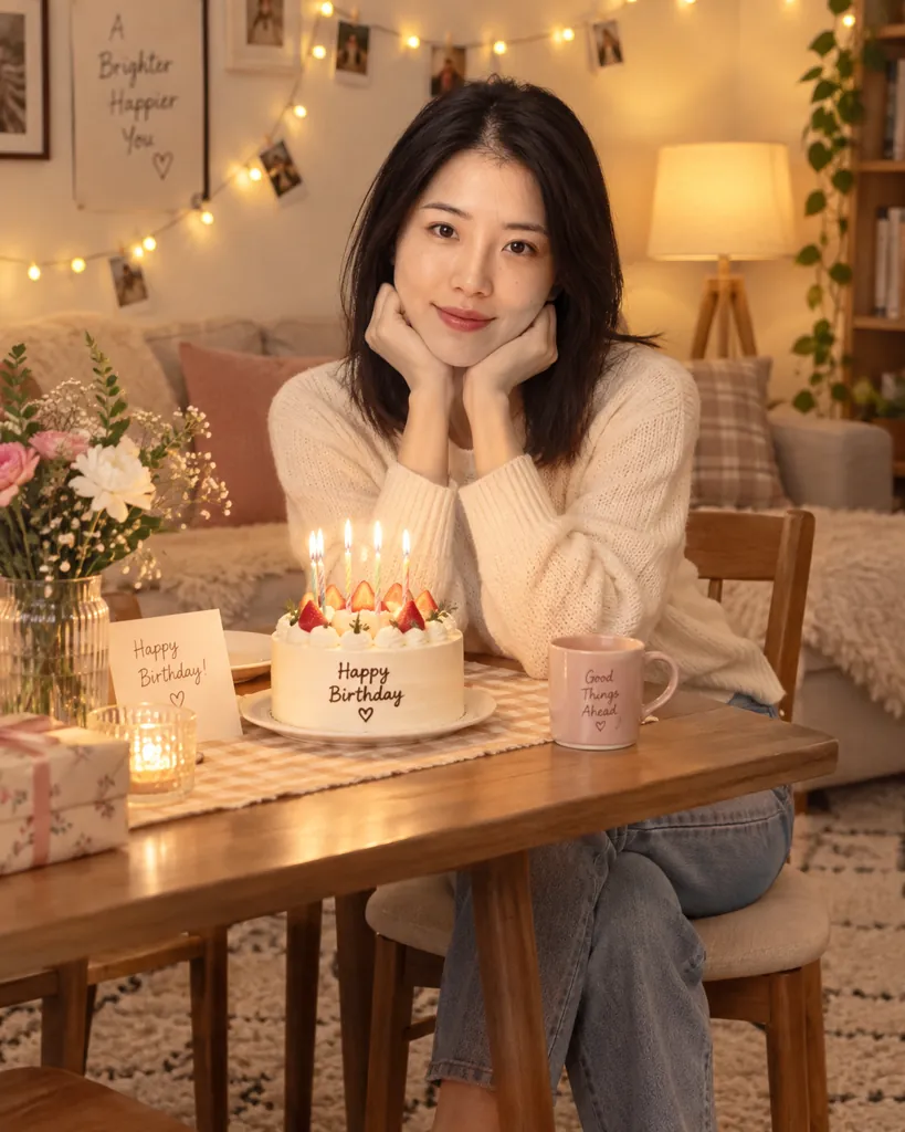 AI photo prompt example 7 for Gemini Birthday Photo Prompts