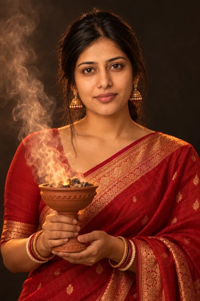 AI photo prompt example 2 for Gemini Durga Puja AI Photo Prompts