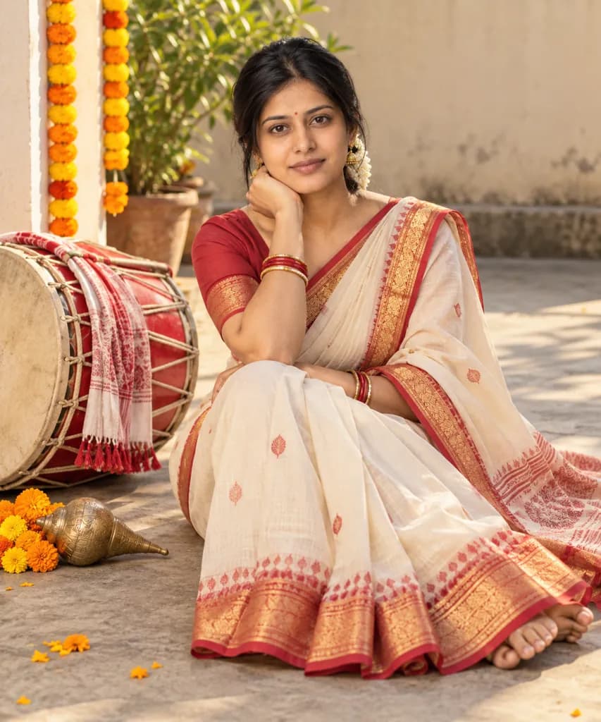 AI photo prompt example 4 for Gemini Durga Puja AI Photo Prompts