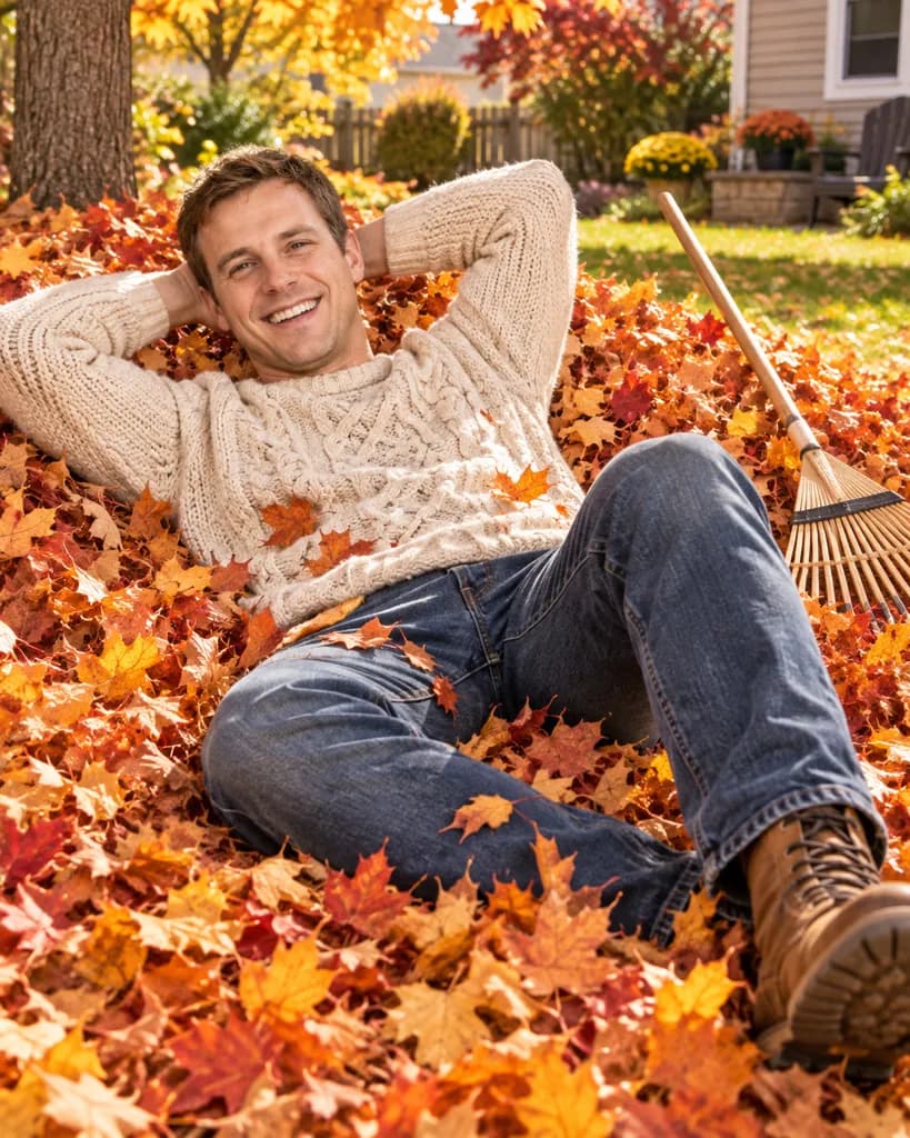 AI photo prompt example 1 for Gemini Fall Photo Prompts