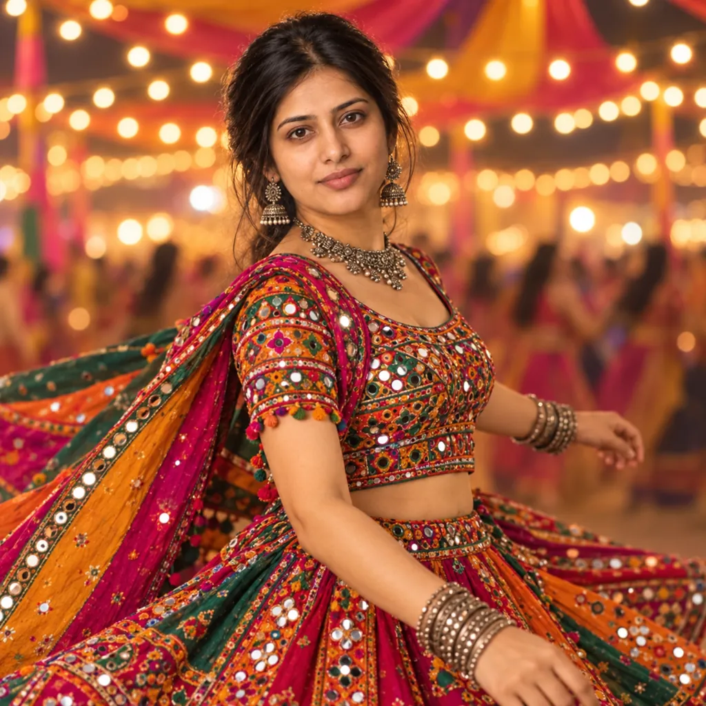 AI photo prompt example 1 for Gemini Navratri AI Photo Prompts