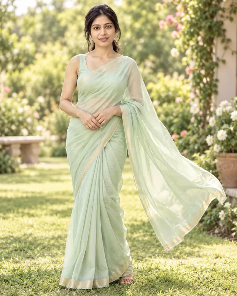 AI photo prompt example 2 for Gemini Saree AI Photo Prompts