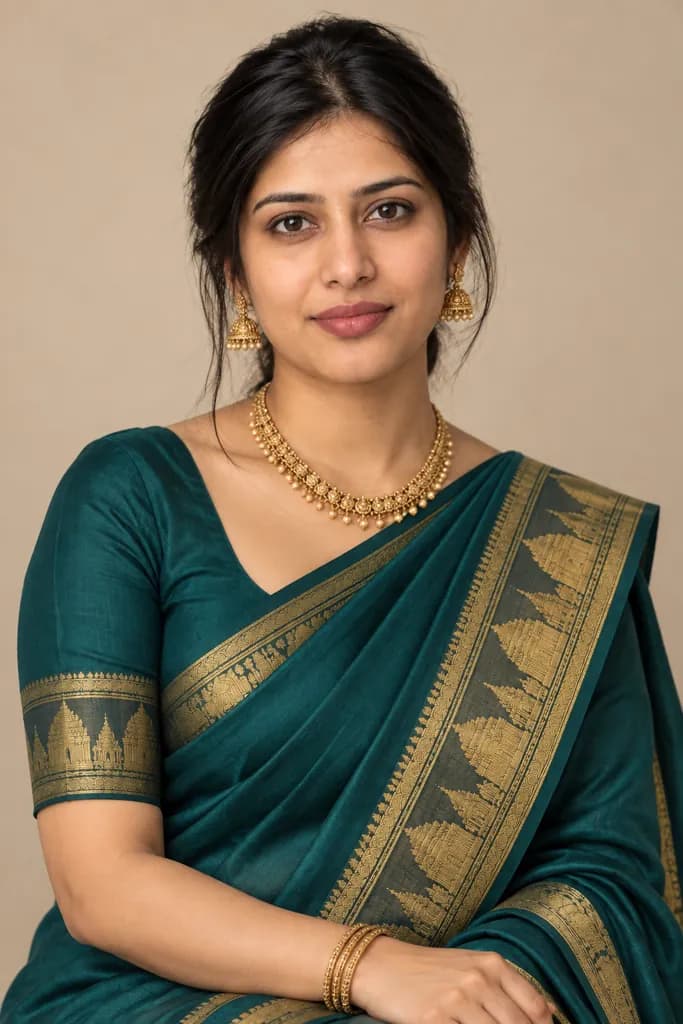 AI photo prompt example 3 for Gemini Saree AI Photo Prompts