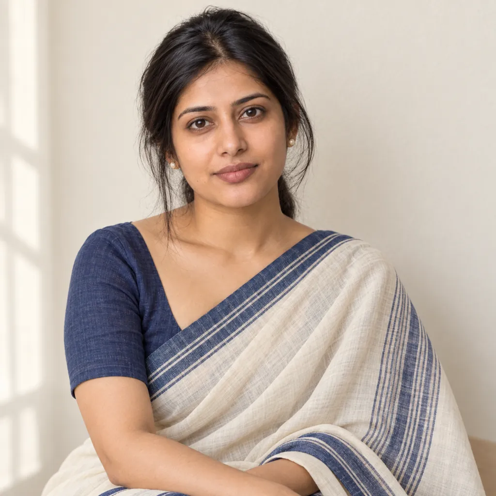 AI photo prompt example 5 for Gemini Saree AI Photo Prompts