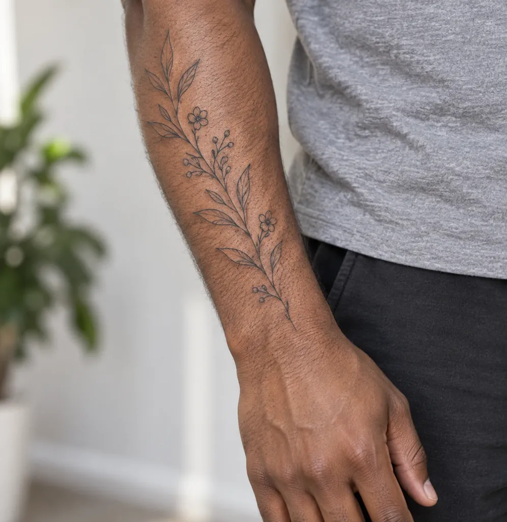 AI photo prompt example 1 for Gemini AI Tattoo Prompts